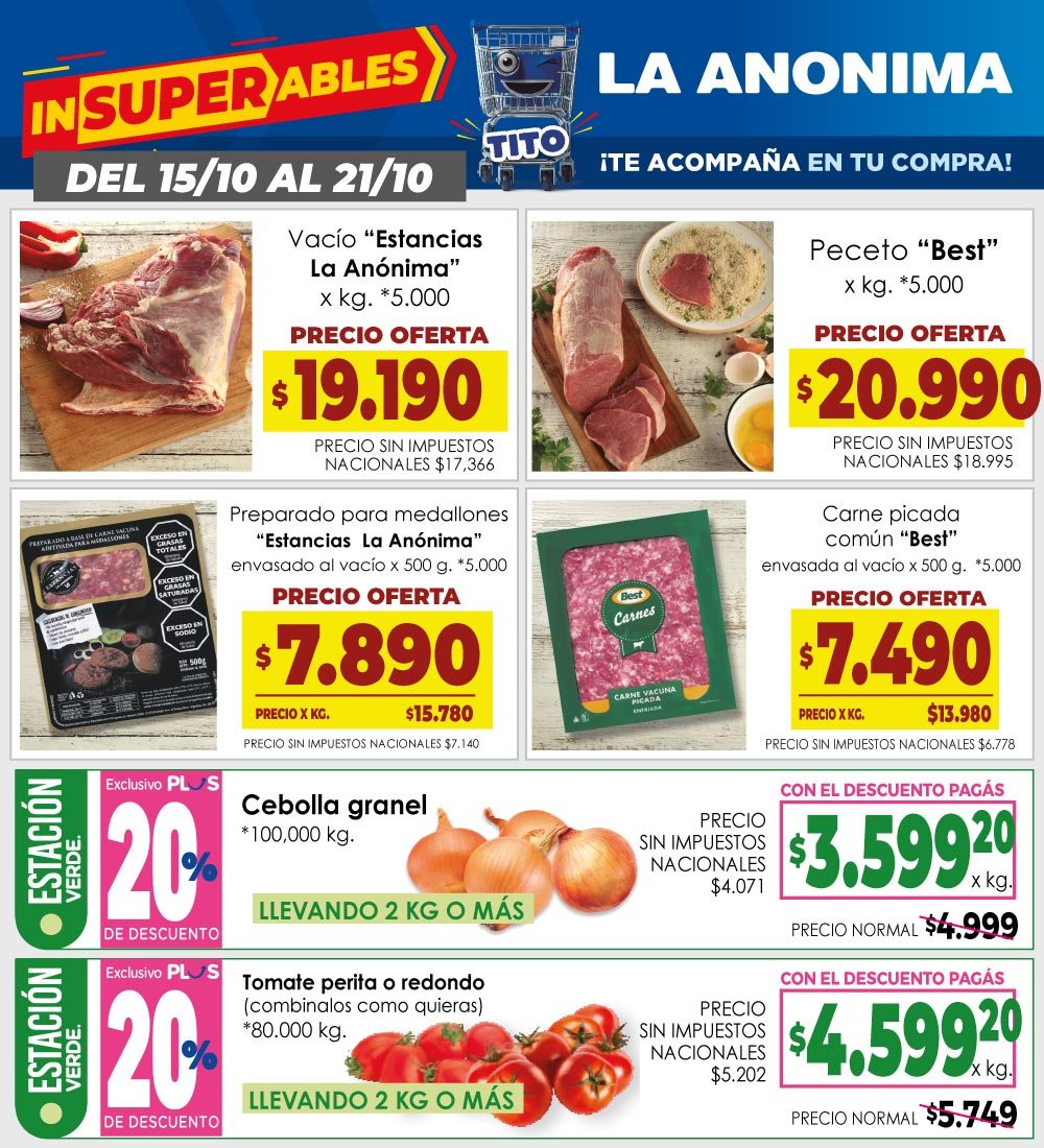 La Anonima 15 AL 21-10